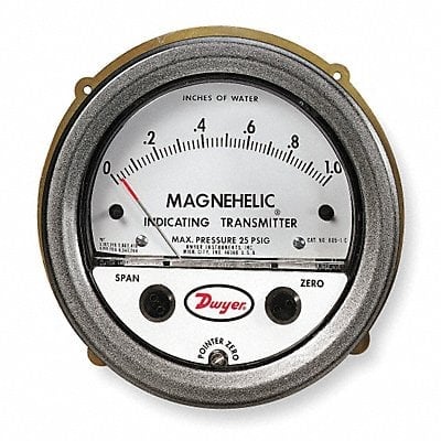 Diff Transmitter Dial 0 to 0.5 in wc MPN:605-0