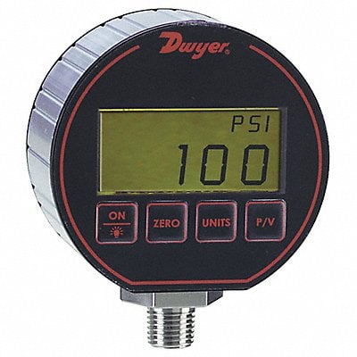 Digital Pressure Gauge 3 Dial Size Blk MPN:DPG-106