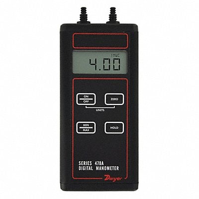 Digital Manometer -60 in wc to 60 in wc MPN:478A-1