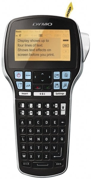 Label Maker Label: Black & Silver, Rigid Plastic MPN:1768815