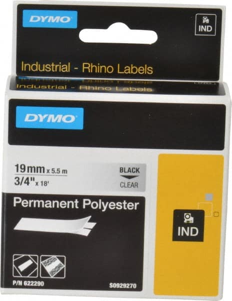 Permanent Polyester Tape: 18', Clear MPN:622290