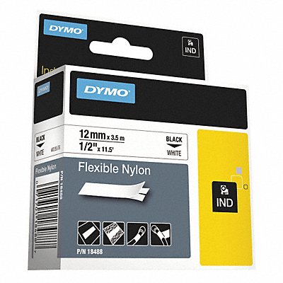 Label Tape 0.5 Flex Nylon White MPN:18488