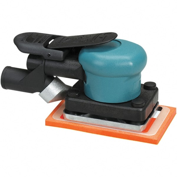 Air Orbital Sander: Rectangular, 3 x 4-1/4