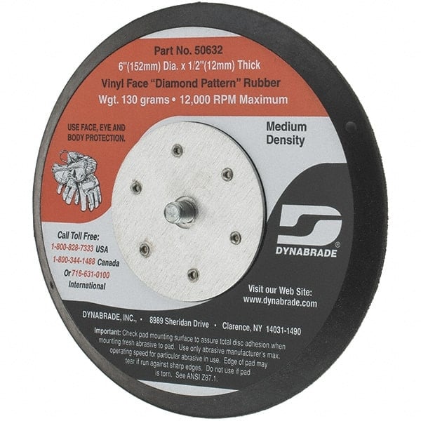 Disc Backing Pad: 6