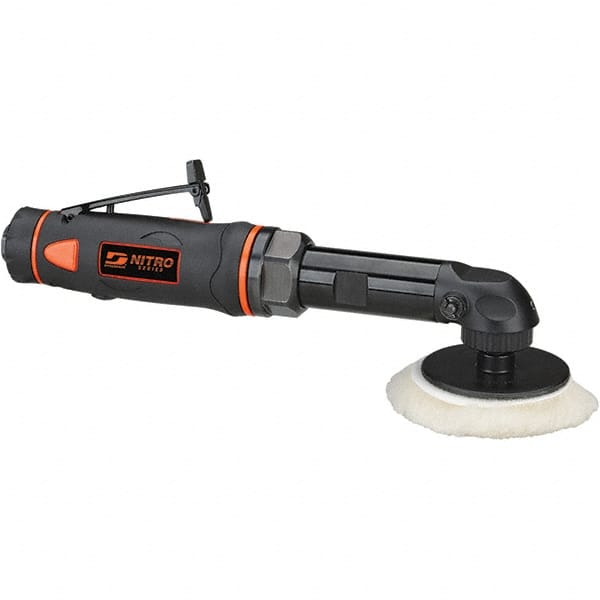 Handheld Buffers & Polishers, Pad Diameter: 3 in , Spindle Thread Size: 3/8-24 , Air Consumption: 4SCFM , Air Pressure: 90psi , Air Inlet Thread Type: NPT  MPN:EB3