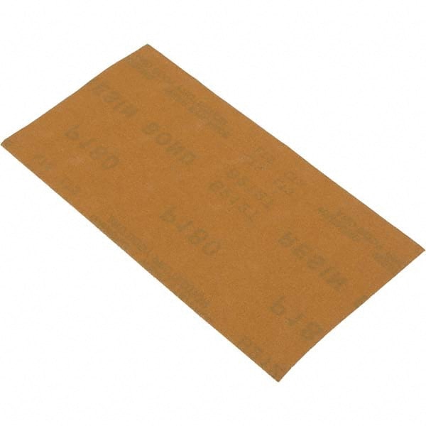 Sanding Sheet: 180 Grit, Aluminum Oxide MPN:93804