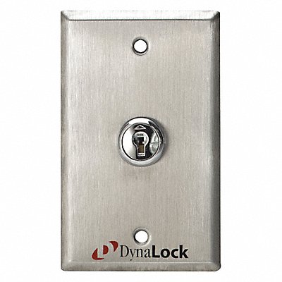 Keyswitch Silver SS 6A@125VAC Amps AC MPN:7050