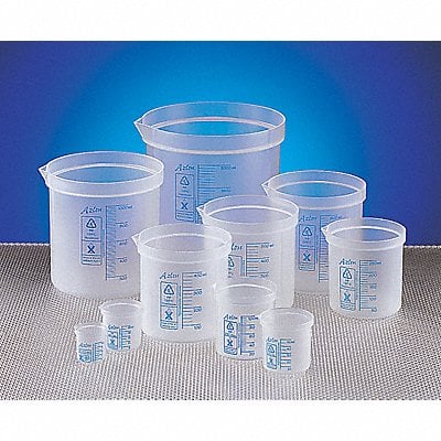 Grad Square Ratio Beaker 50mL PP PK10 MPN:522085-0050