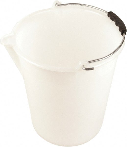 Bucket: Polyethylene, 13-3/8