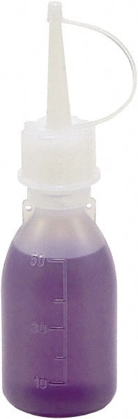 Less than 100 mL Polyethylene Dispensing Bottle: 1.5