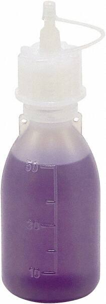 Less than 100 mL Polyethylene Dispensing Bottle: 1.5