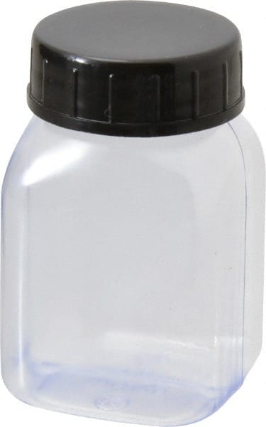 Less than 100 mL Polyvinylchloride Wide-Mouth Bottle: 1.5