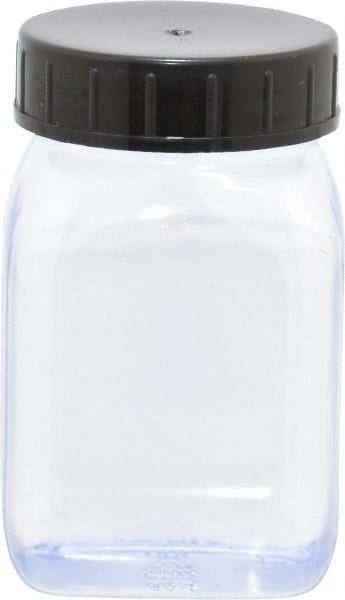 100 to 999 mL Polyvinylchloride Wide-Mouth Bottle: 1.8