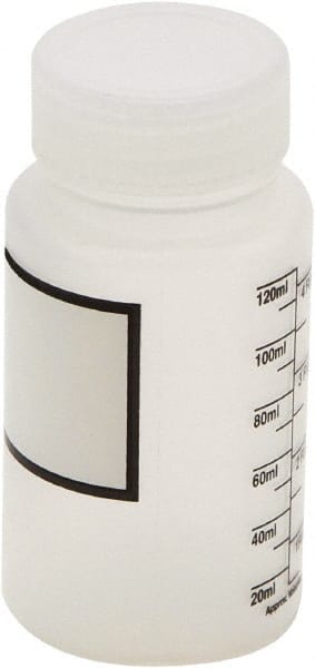 100 to 999 mL Polyethylene Wide-Mouth Bottle: 2