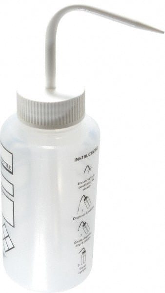 100 to 999 mL Polyethylene Safety Wash Bottle: 3