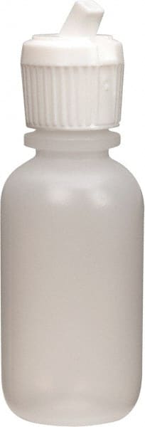 Less than 100 mL Polyethylene Dispensing Bottle: 0.9