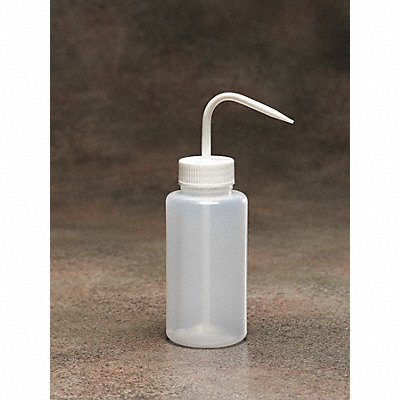 Wash Bottle 250mL Std Spout Plastic PK5 MPN:3UUN6