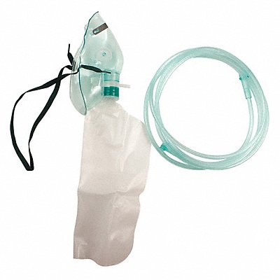 Hi Concntrt Oxygen Mask Adult Elong PK50 MPN:33052