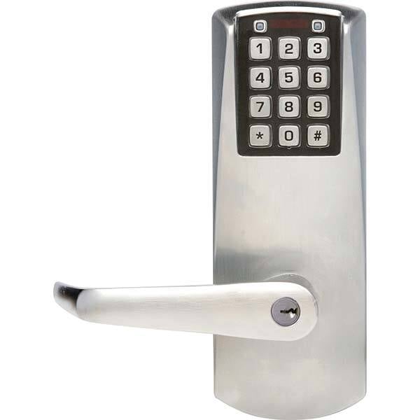 Lever Locksets, Type: Entrance, Door Thickness: 1-3/4, Back Set: 2-3/4, For Use With: Commercial Doors, Finish/Coating: Satin Chrome, Material: Steel MPN:E2031XSLL-626-4