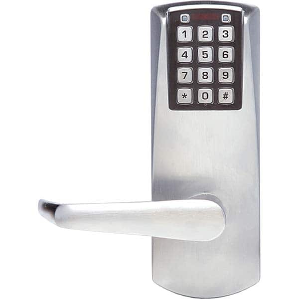 Lever Locksets, Type: Entrance, Door Thickness: 1-3/4, Back Set: 2-3/8, For Use With: Commercial Doors, Finish/Coating: Satin Chrome, Material: Steel MPN:E2032LL-626-41