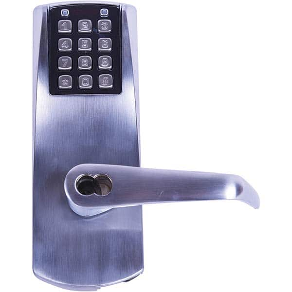 Lever Locksets, Type: Entrance, Door Thickness: 1-3/4, Back Set: 2-3/4, For Use With: Commercial Doors, Finish/Coating: Satin Chrome, Material: Steel MPN:E2032XSLL-626-4