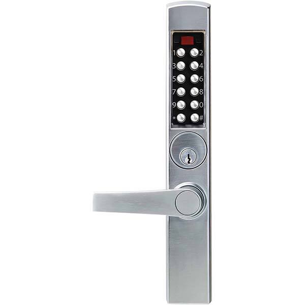 Lever Locksets, Back Set: 31/32 (Inch), Cylinder Type: Standard Mortise , Material: Steel , Door Thickness: 1-3/4 , Finish: Satin Chrome  MPN:E3065MSNL-626-4