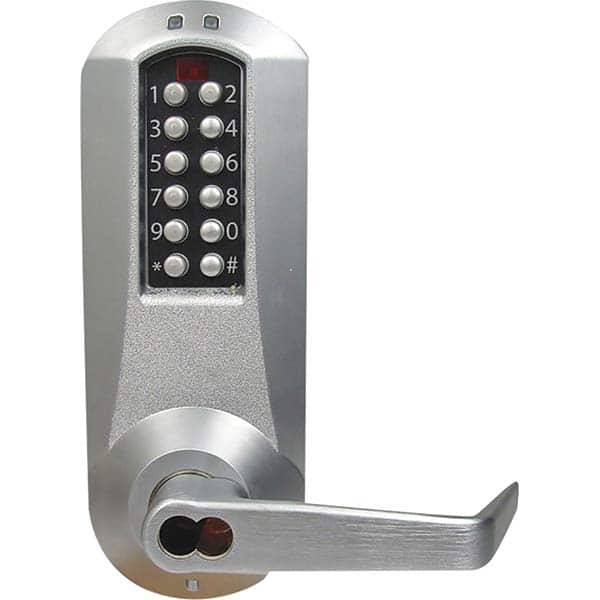 Lever Locksets, Type: Entrance, Door Thickness: 1-3/4, Back Set: 2-3/4, For Use With: Commercial Doors, Finish/Coating: Satin Chrome, Material: Steel MPN:E5031CWL-626-41