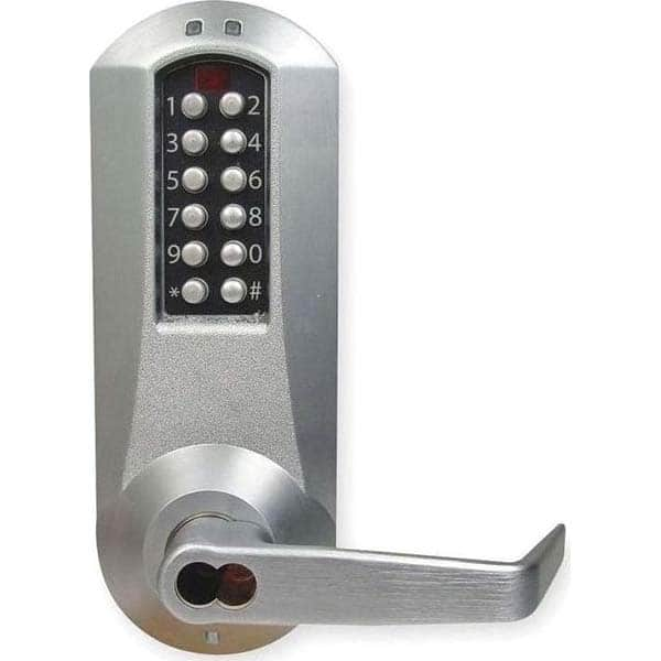 Lever Locksets, Type: Entrance, Door Thickness: 1-3/4, Back Set: 2-3/4, For Use With: Commercial Doors, Finish/Coating: Satin Chrome, Material: Steel MPN:E5031MWL-626-41