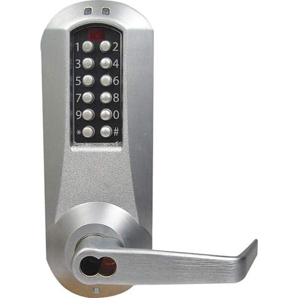 Lever Locksets, Type: Entrance, Door Thickness: 1-3/4, Back Set: 2-3/4, For Use With: Commercial Doors, Finish/Coating: Satin Chrome, Material: Steel MPN:E5031RWL-626-41