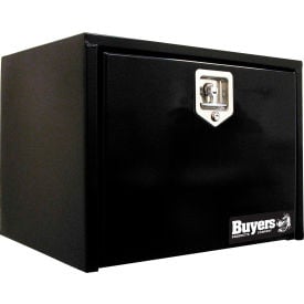 Buyers Steel Underbody Truck Box w/ Stainless Steel T-Handle - Black 18x18x24 - 1702300 1702300