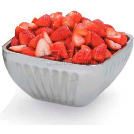 Vollrath® Fluted Double-Wall Insulated Serving Bowls 47682 3.2 Quart Square - Pkg Qty 6 47682