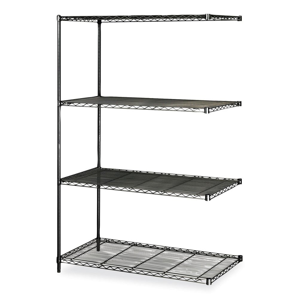 Wire Shelving, Shelving Type: Sheliving Units , Starter or Add-On: Add-On , Shelf Type: Adjustable , Adjustment Type: Non-Adjustable , Shelf Capacity: 800  MPN:SAF5295BL