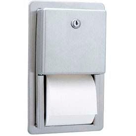 Bobrick® ClassicSeries™ Recessed Multi-Roll Tissue Dispenser - B3888 B3888