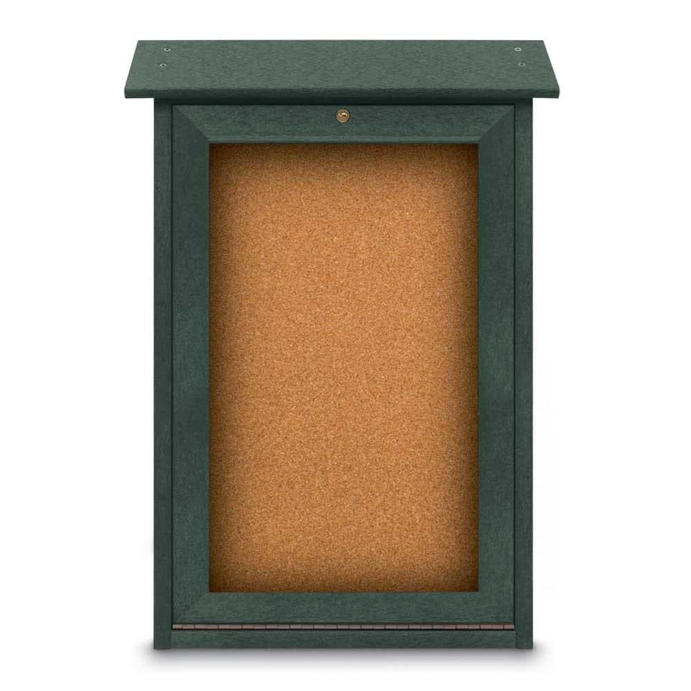 Enclosed Cork Bulletin Board: 18