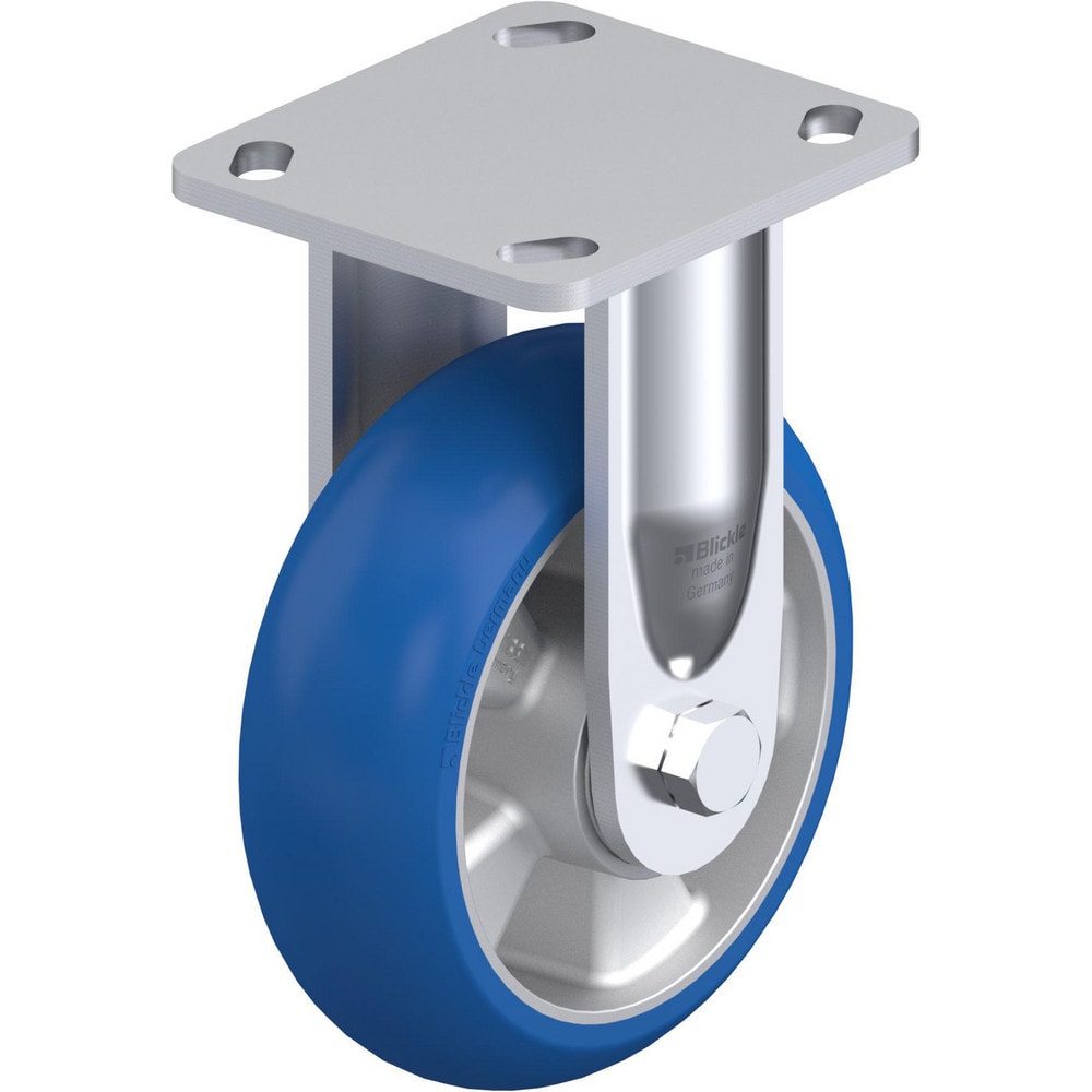 Top Plate Casters, Mount Type: Plate , Number of Wheels: 1.000 , Wheel Diameter (Inch): 8 , Wheel Material: Polyurethane , Wheel Width (Inch): 2  MPN:842758