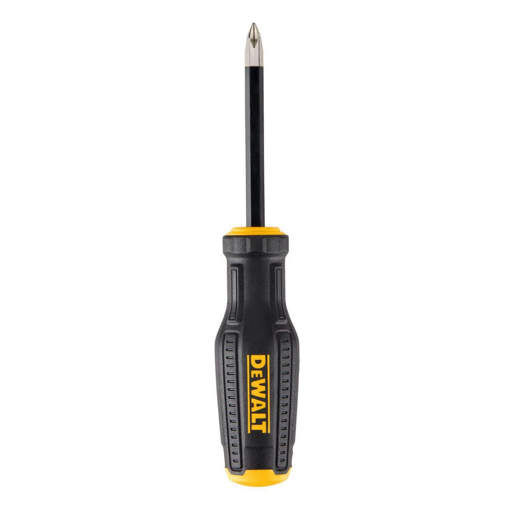 Phillips Screwdrivers, Overall Length (Decimal Inch): 6.9000 , Handle Type: Ergonomic , Phillips Point Size: #1 , Handle Color: Black, Yellow  MPN:DWHT65000