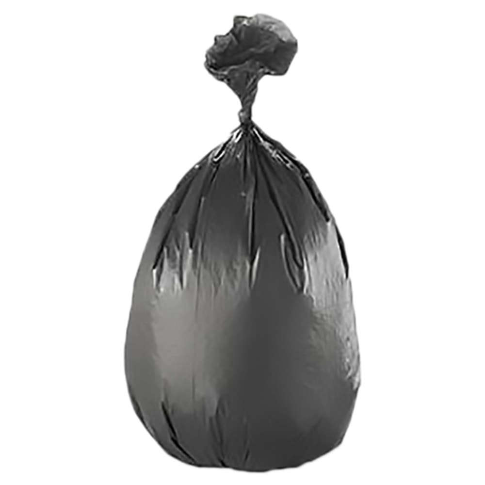 Trash Can Liners, 22 Microns Thick, 40in x 48in, Black, Carton Of 200 (Min Order Qty 3) MPN:H404822B