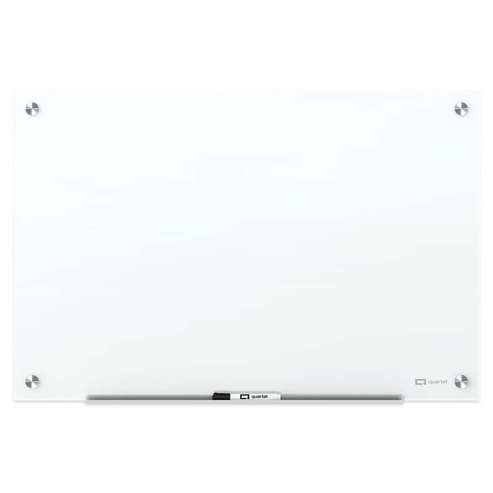 Whiteboards & Magnetic Dry Erase Boards, Board Material: Glass , Frame Material: No Frame , Height (Inch): 48 , Width (Inch): 96 , Includes: (1) Accessory Tray MPN:QRTG29648W