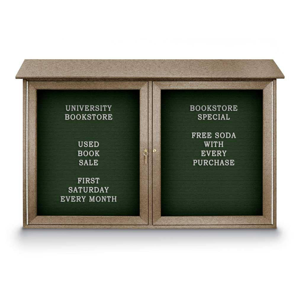 Enclosed Letter Board: 45