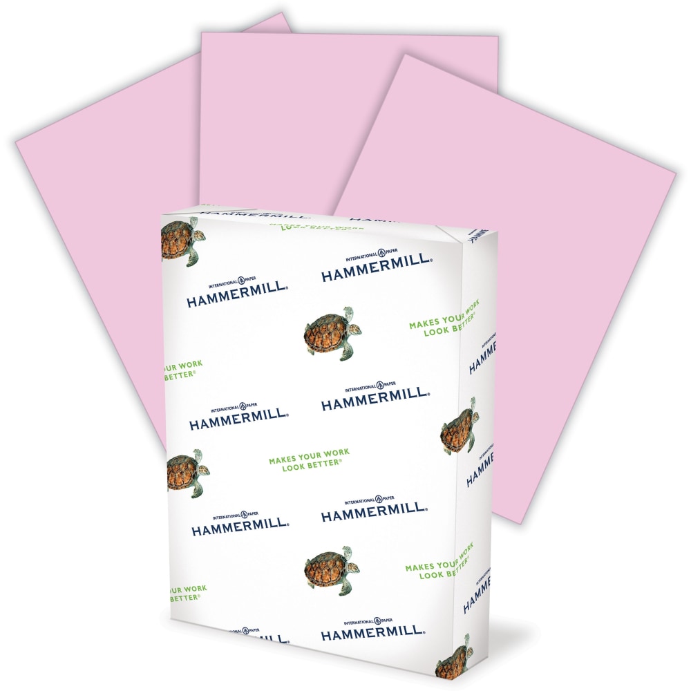 Hammermill Multi-Use Color Copy Paper, 10 Reams, Lilac, Letter (8.5in x 11in), 5000 Sheets Per Case, 20 Lb MPN:102269CT