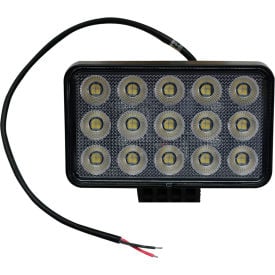 Race Sport Lighting® IQ Rectangle Auxiliary LED Flood Beam Light w/ 15 LED 6