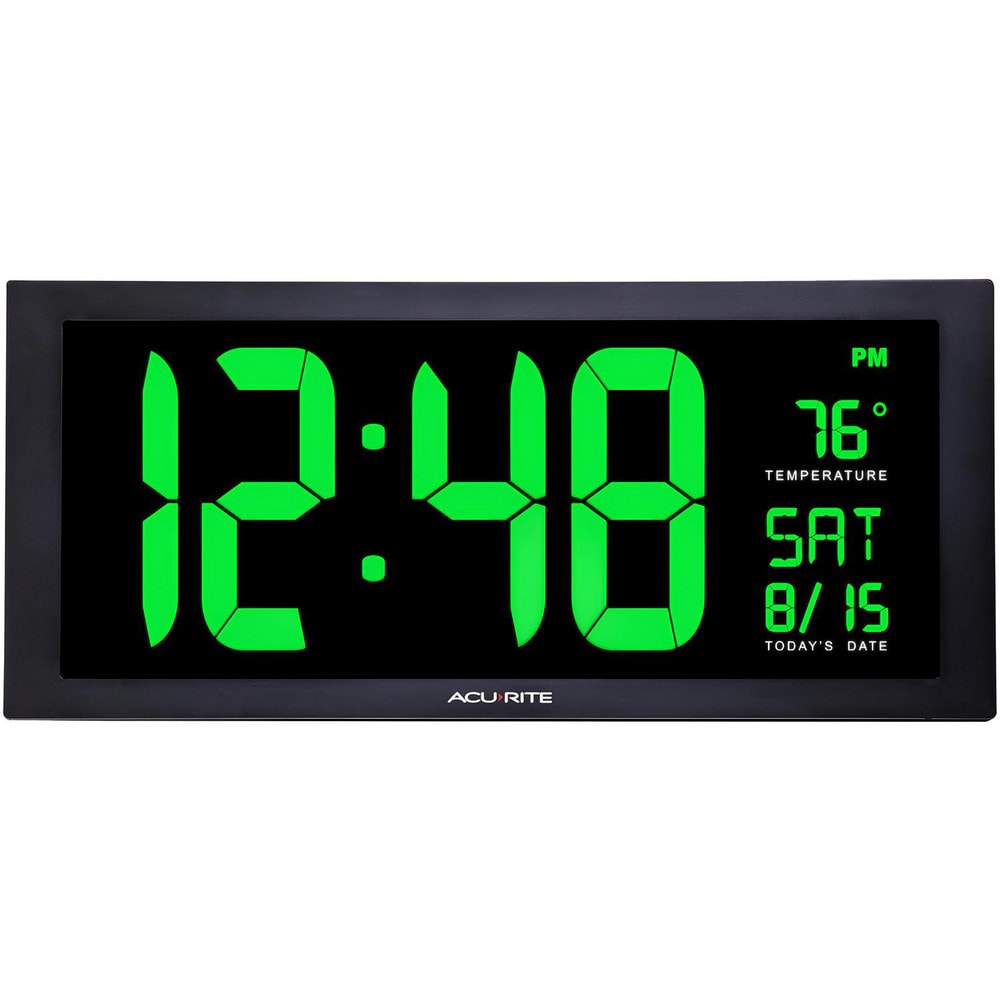 Clocks & Multi-Function Clocks, Type: Digital , Color: Green MPN:76101M