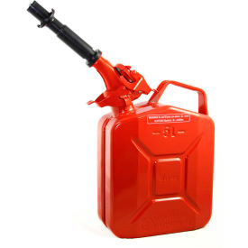 Wavian Jerry Can w/Spout & Spout Adapter Red 5 Liter/1.32 Gallon Capacity - 3015 3015**
