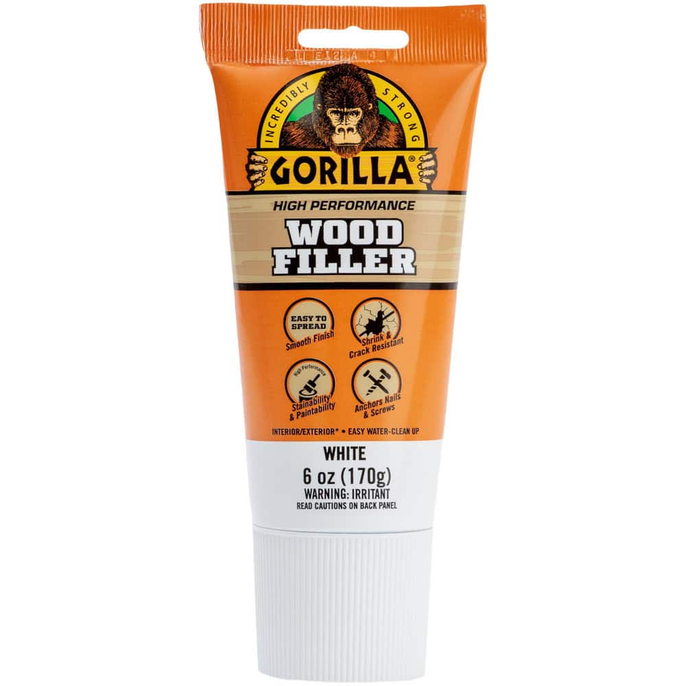 Drywall & Hard Surface Compounds, Product Type: Wood Repair , Color: White , Container Size: 6 oz , Container Type: Tube , Coverage: 1 sq in  per oz  MPN:112124