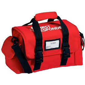 First Aid Only First Responder Kit Large Bag Empty Fabric Red 1 Piece - Pkg Qty 25 520-FR/BAG-FAO