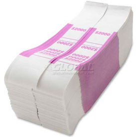 Sparco Color-Coded Quick Stick Currency Band BS2000WK 2000 in 20 Bills Violet 1000 Bands/Pack BS2000WK