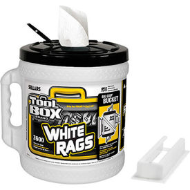 Toolbox® Z600 Big Grip® Bucket White Rags 300 Sheets/Bucket 2/Case 60320*****##*