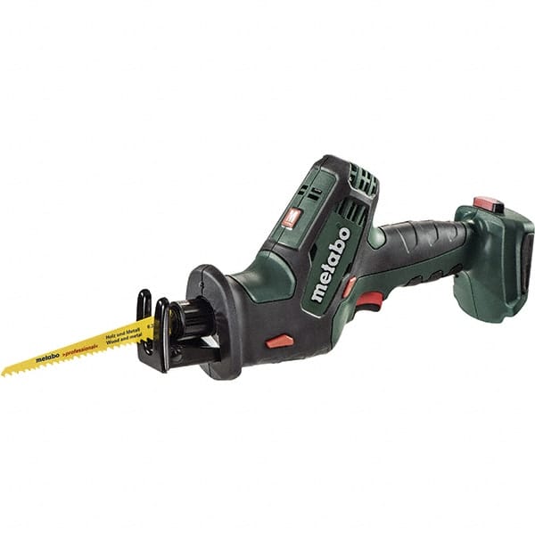 Cordless Reciprocating Saw: 18V, 0 to 3300 SPM, 1/2