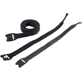 Hoffman ECWTD8B VELCRO®Brand Black VELCRO®Brand Cable Wrap w M5 fastener Qty 10 8 in ECWTD8B