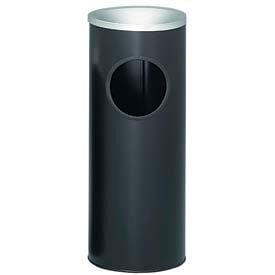 Steel Ash And Trash Urn 3 Gallon Black With Aluminum Top 10